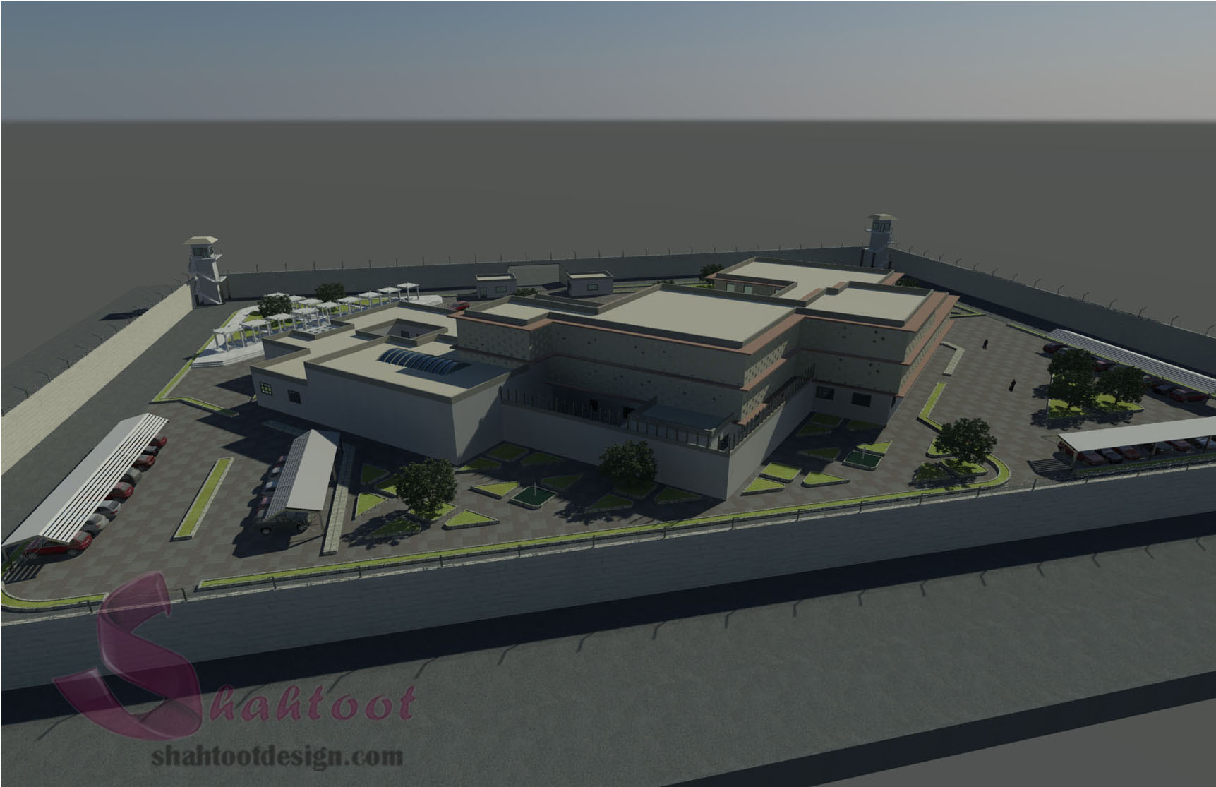 نقشه معماری زندان